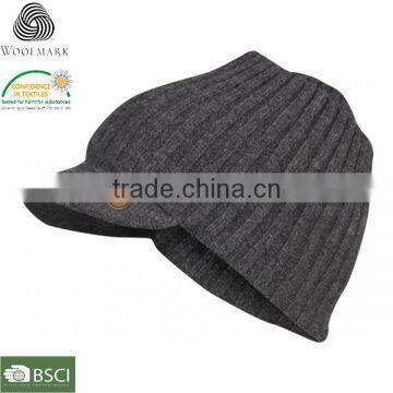 Knit Winter Hat Merino Wool OEM, Soft Winter Hats for Men photo-3