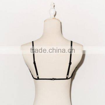 Hot Sexy Young Lady Transparent Lace Top Bra photo-4