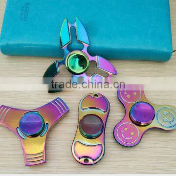 OEM Factory Wholesale 2017 Hot Sell Brass Fidget Spinner Tri Fidget Hand Spinner photo-2