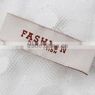Free Logo Cotton/polyester Yarns Custom Fabric Label photo-6