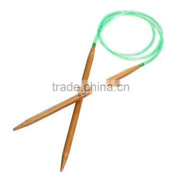 Custom (2.0mm-10.0mm)Carbonized Bamboo & Plastic Multicolor Circular Knitting Needle photo-2