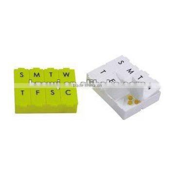 7days plastic box/pill box/promotional pocket pill box