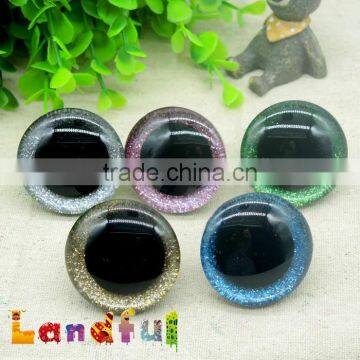 20mm Glitter Silver Safety Eyes Plush Bear Eyes Stuffed Animal Eyes photo-4