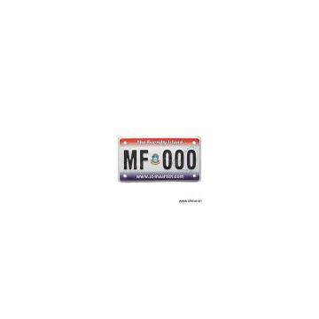 Sell Motorcycle License Plate