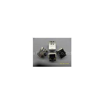 1 port Tab Down 10/100base  RJ45 with Transformer / RJ45 Plug with LED