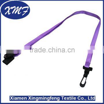 ribbon Material wholesale custom lanyard with Safety Breakaway Buckle