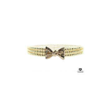 Fashion Womens Pearl Chain Belts