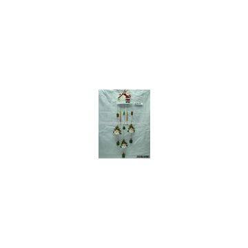 ceramic Santa claus windbell, Christmas, home decoration