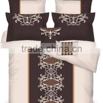 Hot selling 100%polyester embroidery european style bedding series