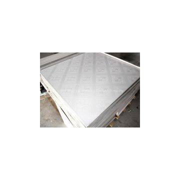 square PVC gypsum ceiling tile indoor decoration