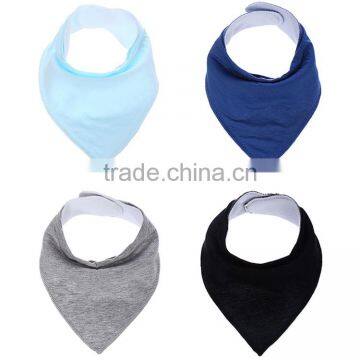 Waterproof snap plain baby bib