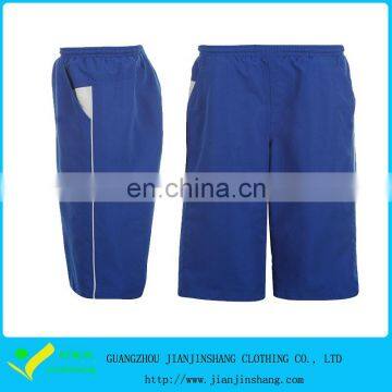 Oversized Custom Royal Blue 100% Polyester Wicking Football Shorts