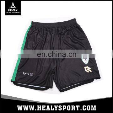 Newest custom soccer teamwear wicking plain football shorts