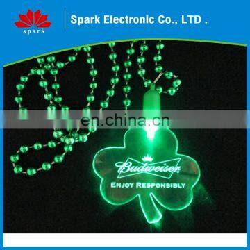 gift promotional ornaments led flashing necklace