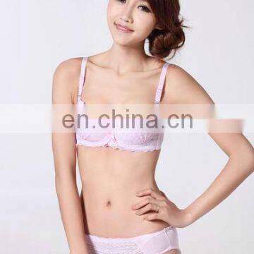 Women underwear latest hot fashion pink sexy 1/2 cup bra & string (Miss Adola)