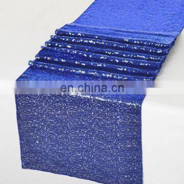 Attractiving Customized Color Sequin Table Runner Blue