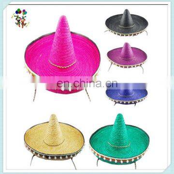 Gringo Fancy Dress Large Sombrero Mexican Straw Hats HPC-0233