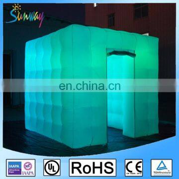SUNWAY Wedding Rental LED Inflatable Photo Booth Inflatable Photobooth Enclosure