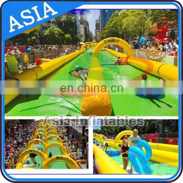 Most Popular Commercial Slip N Slide Inflatable Slide The City For Sale