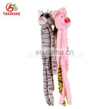 ICTI factory long and thin cute plush soft animal toy