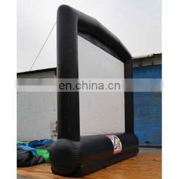 inflatable advertising screen with detachable banners with customized logo