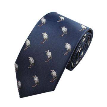 Standard Length Customized Mens Silk Necktie Self-tipping Adjustable