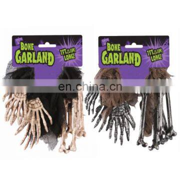 Halloween Plastic Bones Garlands for Outdoor Halloween Decoration