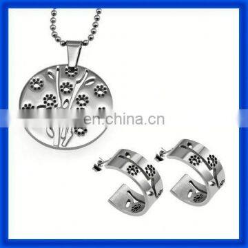 wholesale fashion jewelry set stainless steel 2014