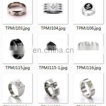 Customizable 316l Stainless Steel Freemason Masonic Jewelry photo-4