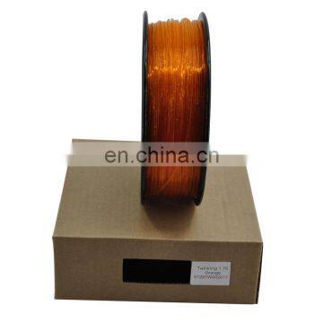 Twinkling Filament Orange PLA 3D Printer Filament 1.75mm 3mm