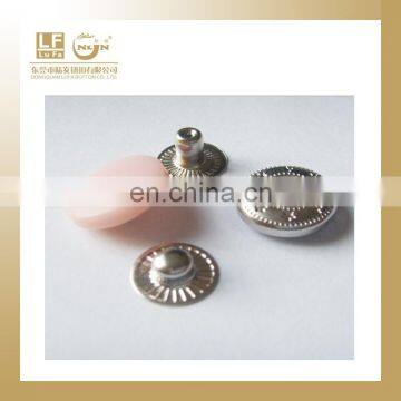 20L spring typed press stud fasteners with plastic pink cap