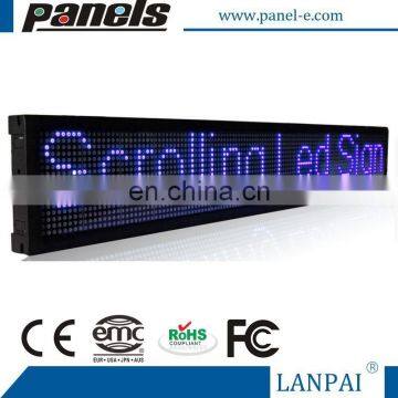 Blue Scrolling Wireless Programmable LED Sign Display Wifi Connection photo-5