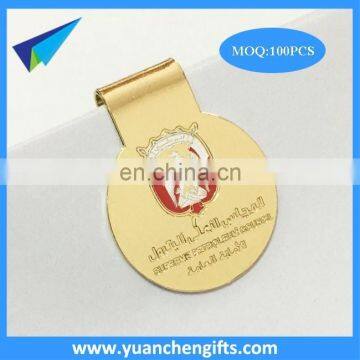 2017 Popular UAE brass custom embossed paper clip wholesale