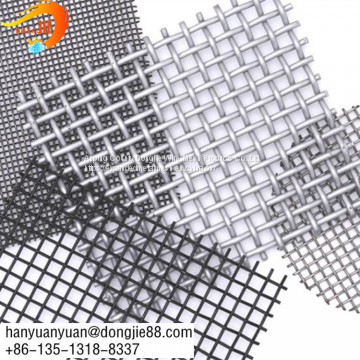 New product 316 stainless steel crimp square wire mesh