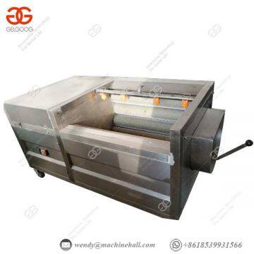 Brush Cleaning Machine With Brush Roll Vegetable Washing Equipment