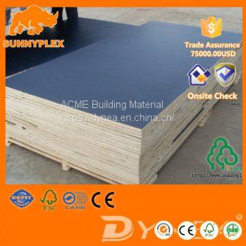 18mm marine shuttering formwork film faced plywood for construction