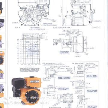 Factory Supply EX27 9HP Air Cooled Single Cylinder 4 Stroke Gasoline Engine photo-2