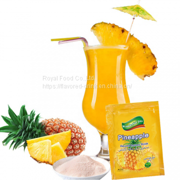 Pineapple Flavored Instant Drink Juice Powder Sample Free photo-2