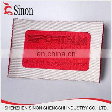 wholesale private label lingerie garment accessories label with nylon waterproof fabric