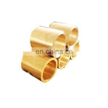 High quality Yellow copper rectangular tube brass round pipes China Supplier