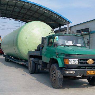 Water Treatment Plant Round Fiberglass Tanks Fiberglass Tank