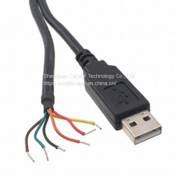 TTL-232R-3V3-WE  FTDI Chip USB to TTL UART Serial Cable with wire-ended 6 core output TTL-232R-5V-WE compatible