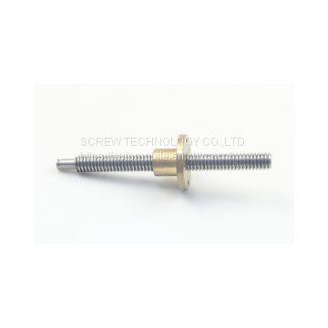 Good Quality Tr10x2 Lead Screw With Brass Nut