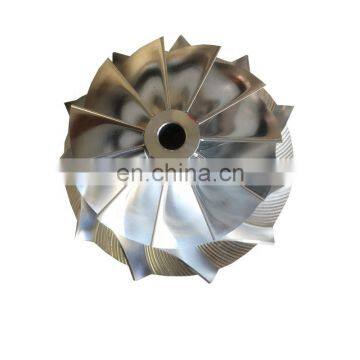 GT28 11+0 Blades 48.30/63.00mm Forward Turbo Milling/aluminum 2618/billet Compressor Wheel for Racing