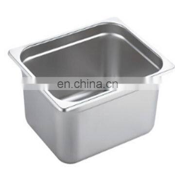 Gastronomic stainless steel trays GN 1/2 6.5cm 325mm * 265mm