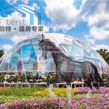 Geodesic Dome Tent for Outside Hotel;transparent Global Tent for Wedding;;transparent Global Tent for Flower Show photo-5