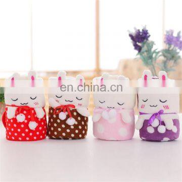 Wholesale Custom Kids Embroidery Flannel Fleece Swaddle Baby Blanket photo-4