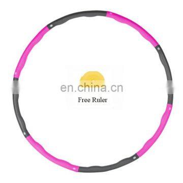 Factory Supply Wholesale 95Cm 2/3Lb Colorful Massage Fitness Plastic Full Weight Hula Circle