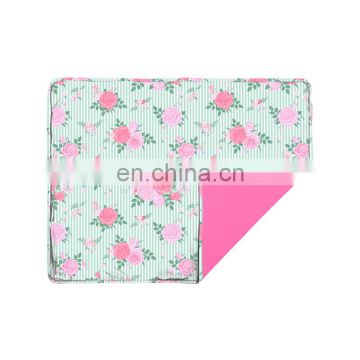 2020 new design Floral printed baby blankets soft comfortable blanket for baby