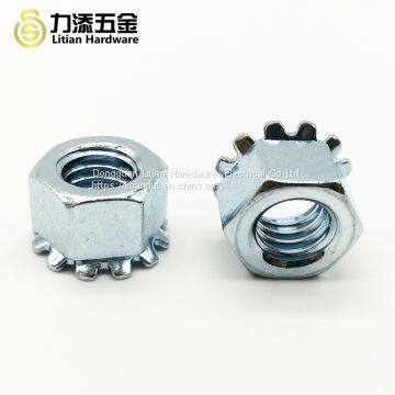 China Factory Wholesale Carbon Steel Galvanized #6-32 K Nut photo-4